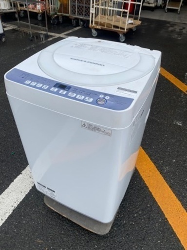 福岡市内配送設置無料 ES-T710-W(ホワイト系) 全自動洗濯機 上開き 洗濯7kg - 洗濯機