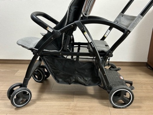 二人乗りベビーカー 2-Seater カトージ KATOJI ベビーカー グレー