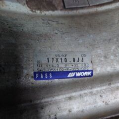 WORK VS-KF 17インチ 10J+32 2本