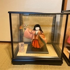 日本人形　ひな祭りに飾っていました