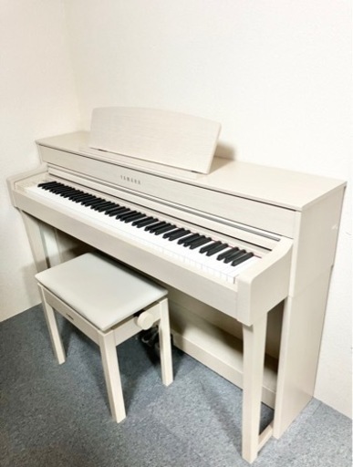 YAMAHA 電子ピアノ 木製鍵盤 CLP-645WA 【無料配送可能】