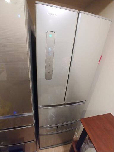 【受け渡し交渉中】【なるべく早く】省エネ冷蔵庫60cm幅 2013年東芝製