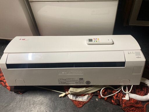 ☆中古￥24,800！Fujitsu　6畳用2.2kwルームエアコン　家電　2020年製　AS-B22K-W型　【BB174】