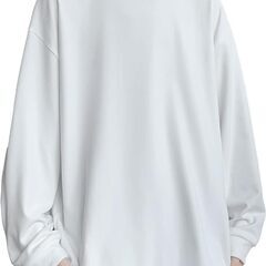 【新品・未使用】長袖 tシャツメンズ（ホワイト）Lサイズ