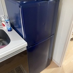 137L 冷蔵庫 ブルー