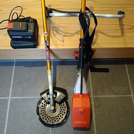 数回使用。グーグル、バッテリー付いてます。\n\n丸山製作所草刈り機★スコップつけます。