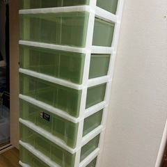 プラスチック製収納棚 8段