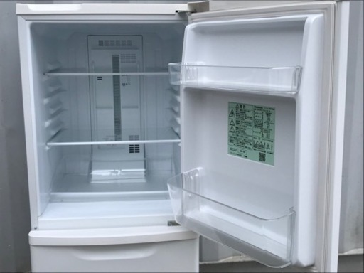 E204J◇美品！パナソニック◇2ドア冷凍冷蔵庫◇138L◇2023年製◇NR-BW14HJ-W E204J☆美品！パナソニック◇2ドア冷凍冷蔵庫◇138L◇2023年製