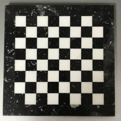 ut22/45 大理石 チェス 駒 ボード ボードゲーム アンティーク ボード重約2.5kg 駒約400g　ビンテージ インテリア オブジェ 置物 飾り〇