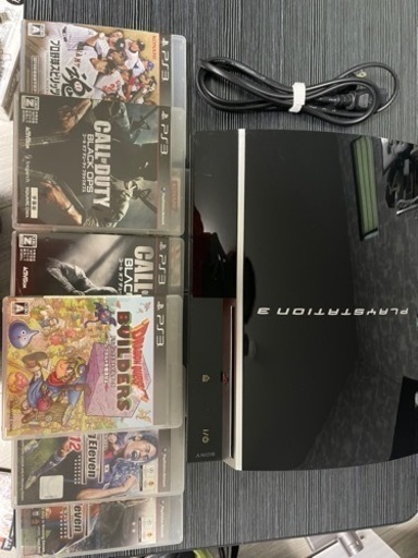 【中古品】SONY PS3 本体 ＋ ゲームソフト8本付き 動作確認済