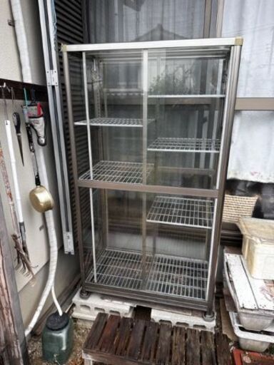 栽培用温室ガラスケース棚