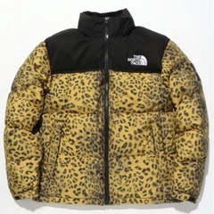 【希少品】ノースフェイス　ヌプシダウン　レオパード