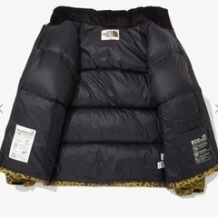 【希少品】ノースフェイス　ヌプシダウン　レオパード