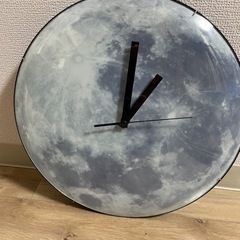 蓄光、月形  壁掛け時計