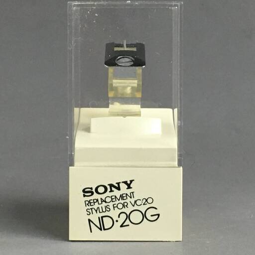 UNY8/56 【未使用】SONY ND-20G ソニー VC20用交換針 VC-2 ターンテーブル 交換針セット 外箱付き 未使用保管品◆