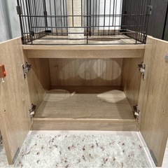 アイリスオーヤマ キャットタワー ケージ・収納付  スリムタイプ