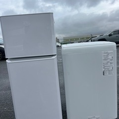 福岡市配送設置無料　21年洗濯機と冷蔵庫セット