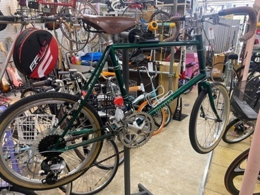 BRUNO ミニベロ 20インチ グリーン 自転車 街乗り