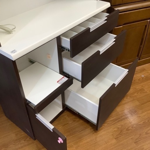 ニトリ 3枚扉レンジボード DAHLIA ダリア【トレファク 川越店 ニトリ 3枚扉レンジボード DAHLIA ダリア【トレファク 川越店