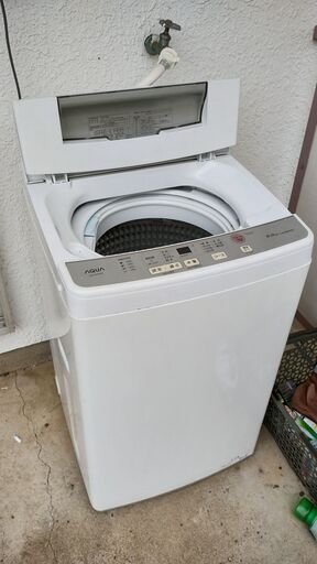 2021年　AQUA　洗濯機　使用頻度　少　不具合等なし