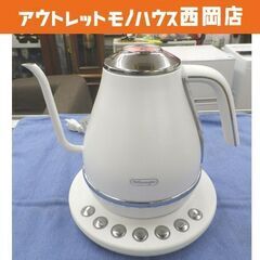 現状品 電気カフェケトル 1.0L アイコナ 温度設定機能付き ...