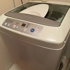 【受け渡し済】Haier洗濯機ハイアール2010年製⚠️フタ難あり