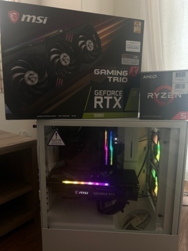 ゲーミングpc 5600x rtx3080 メモリ16GB SSD1TB B550-PLUS