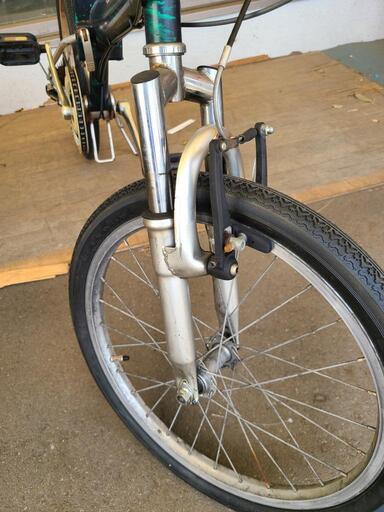 ☆店頭にて試乗可☆ J4393 折りたたみ自転車 Encantador グリーン 6段 