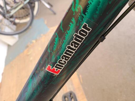 ☆店頭にて試乗可☆ J4393 折りたたみ自転車 Encantador グリーン 6段