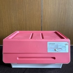 収納ボックス　ピンク/ホワイト