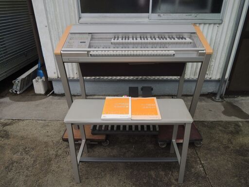 △YAMAHA ヤマハ Electone エレクトーン 2006年製 鍵盤 楽器 取扱説明書・活用ガイド付き 動作品/管理：4558