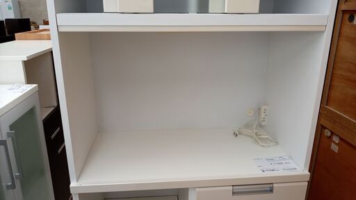 ☆ジモティ割あり☆ ㈱ノダ工芸 レンジボード 白 H183×D43×W84