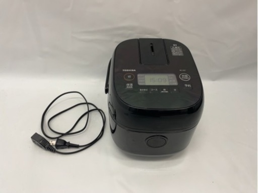 新生活応援 東芝 IH炊飯器ジャー RC-5XT ブラック 3合