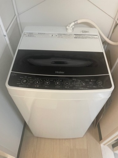 【美品×2月末まで】洗濯機 Haier 55L 2020製 白 JW-C55D-K