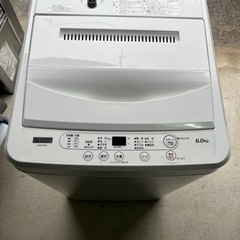 美品★ヤマダセレクト★全自動洗濯機★6.0kg★2021年製