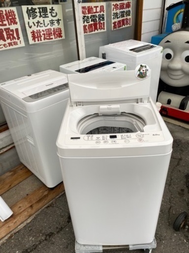 【キレイ目洗濯機】ほぼ新品ヤマダセレクト洗濯機 6kg2023年【洗濯機･冷蔵庫 高価買取アールワン田川】