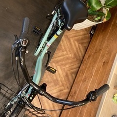 チェーン新品！】6段変速 26インチ自転車 マットエメラルド