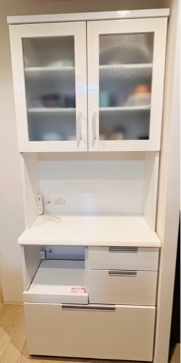 食器棚　ホワイト　値段交渉可能　2/23.24