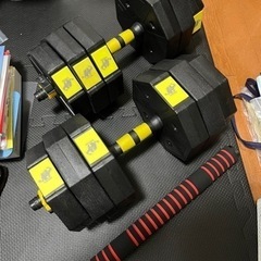 （取引相手確定済）　ダンベル　可変式　15kg ×2