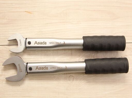 アサダ空調工具 トルクレンチ 17mm 22mm ASADA (HD1810wY)