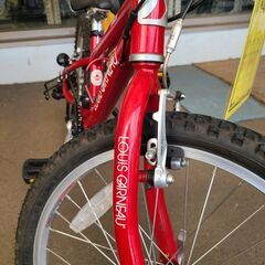 ★店頭にて試乗可★ J4398　ジュニアクロスバイク　LOUIS　GARNEAU　LGS-J20 Junior style LGレッド 　20インチ　6段ギア　クリーニング、簡易メンテナンス済み【リユースのサカイ柏店】 中古自転車 　流山市 中古自転車 松戸市 中古自転車 我孫子市 中古自転車 船橋市 中古自転車 守谷市 中古自転車 取手市 中古自転車