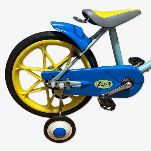 【未使用品】子供用自転車　18インチ　4～8歳　補助輪　出来鉄工所製　deki