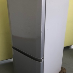 【地域限定 送料無料】2017年製 三菱 2ドア冷蔵庫 146L MR-P15A-S R5-0048
