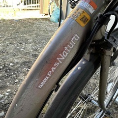 YAMAHA電動自転車 Pas Natura ベージュ 12.3Ahバッテリー1個+ド中古の 