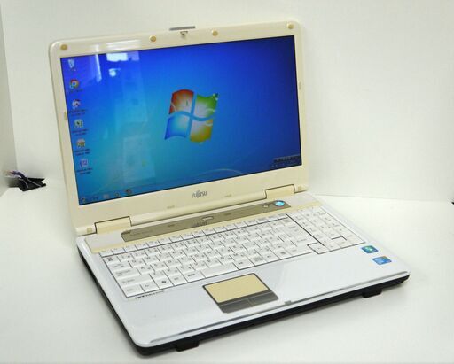 【お渡し済み】富士通 windows7 15.6型ノートPC 動作OK【メンテナンス済み】（01784）
