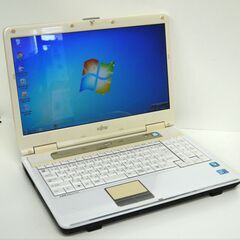 【お渡し済み】富士通 windows7 15.6型ノートPC 動...