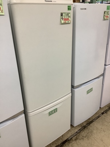 パナソニック 168L 2ドア 冷蔵庫 NR-B17BW 管C240222AK (ベストバイ 静岡県袋井市)