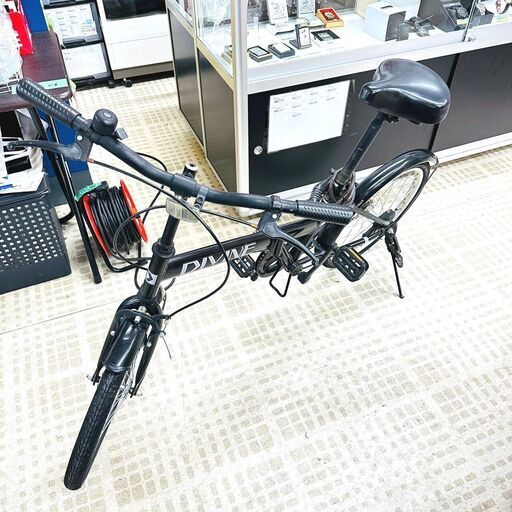 DIVINE 折りたたみ自転車 20インチ ブラック 切替なし