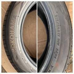 215/50R17 走行少なめタイヤ4本【決まりました】