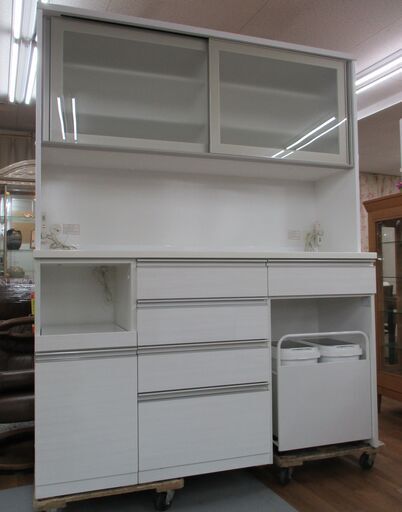 R072 NITORI LIGARE (リガーレ160KB WH) 幅160 ユニットキッチンボード Used/美品